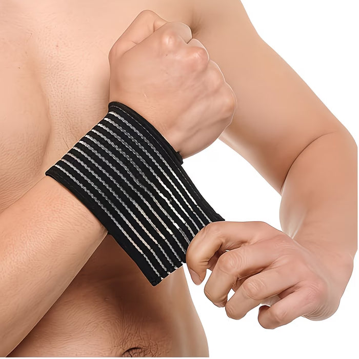 Soporte de muñeca para fitness, vendaje elástico autoadhesivo de 40 cm