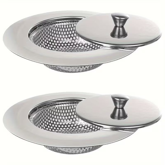1 filtro de fregadero de cocina de acero inoxidable 304 con tapa