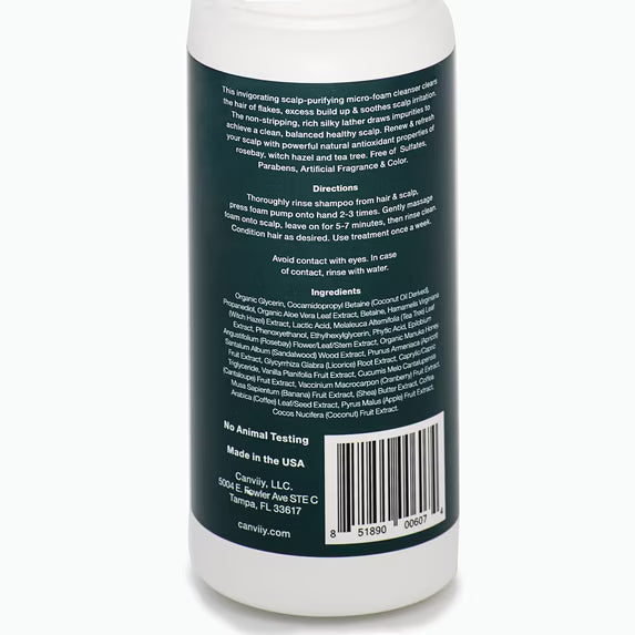 Tratamiento en espuma purificante y calmante para el cuero cabelludo Canviiy ScalpBliss