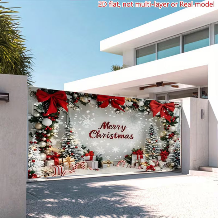 1pcs de Banner Grande de Árbol de Navidad Adecuado, Decoración de Fiesta