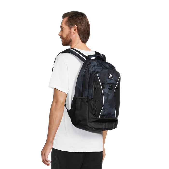 Reebok Mochila para portátil Unisex Adulto Laredo de 19,5", Camuflaje Negro