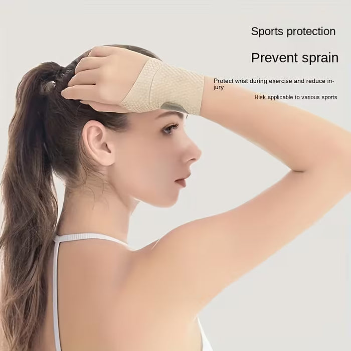 1pc Muñequera Ultra Fina Deportiva para Túnel Carpiano, Ajustable y Ligera