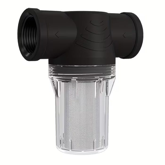 Filtro De Sedimentos De 1pc 3/4", Colador Horizontal Con Pantalla De Malla Para Bomba De Agua