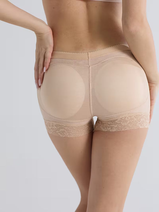 Shorts moldeadores de cintura alta para mujer con almohadillas extraíbles
