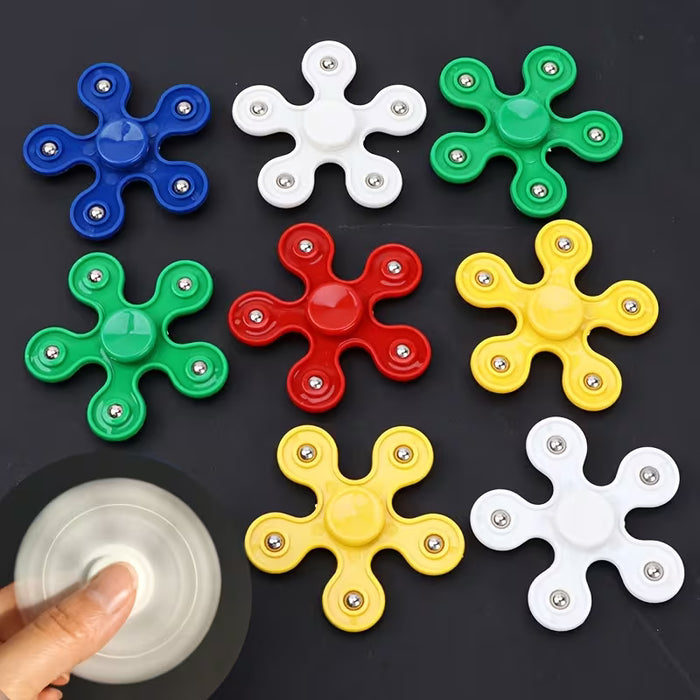 12 piezas de juguetes giratorios divertidos para los dedos de la mano