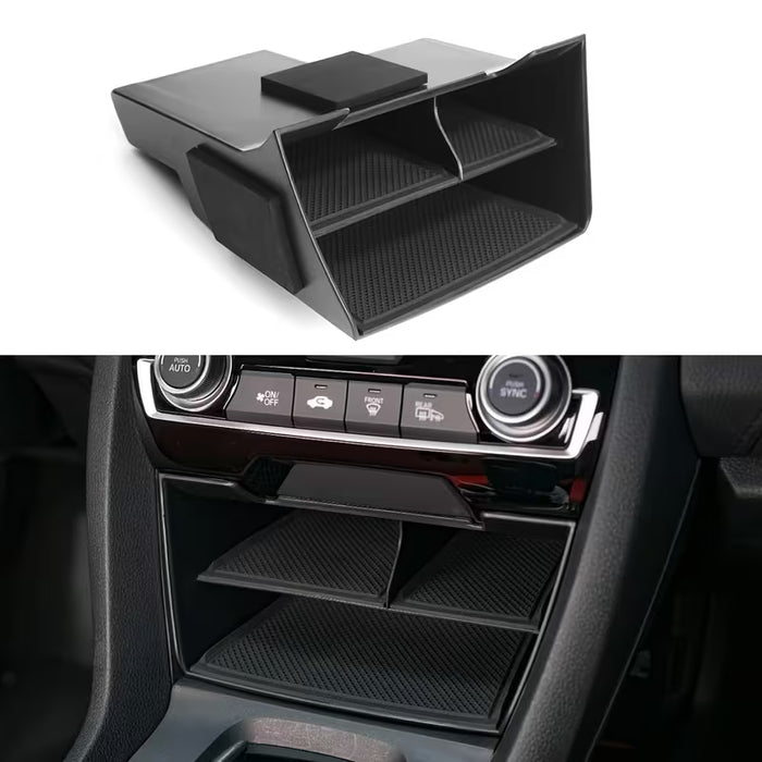 Bandeja organizadora de reposabrazos, para Honda Civic, inserto para caja de almacenamiento