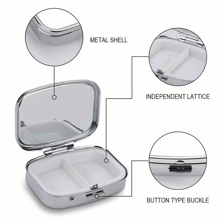 Estuche para Medicamentos con 2 Compartimentos