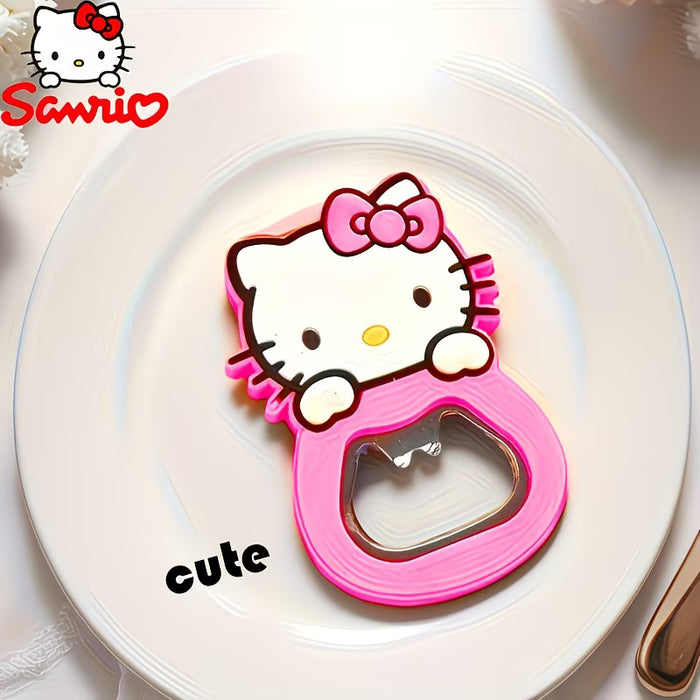 1pc Abrebotellas Sanrio, diseño de dibujos animados lindo para abrir cerveza y bebidas