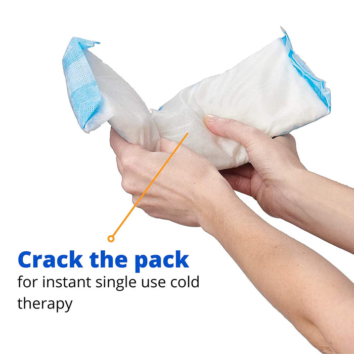 Medline Compresas frías perineales absorbentes para el cuidado posparto, paquete de 24 unidades, 4.5 x 14.25 pulgadas