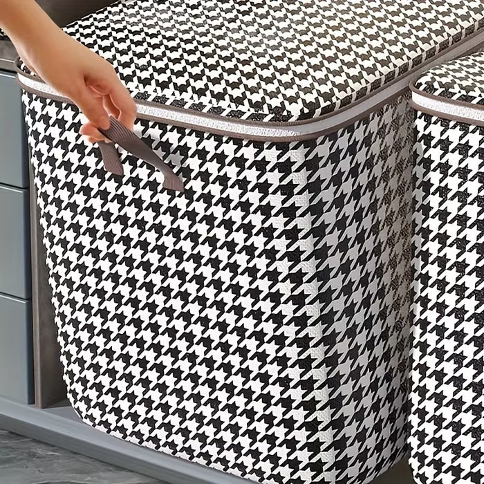 1 Bolsa de almacenamiento para ropa, fabricada en tela resistente con cremallera