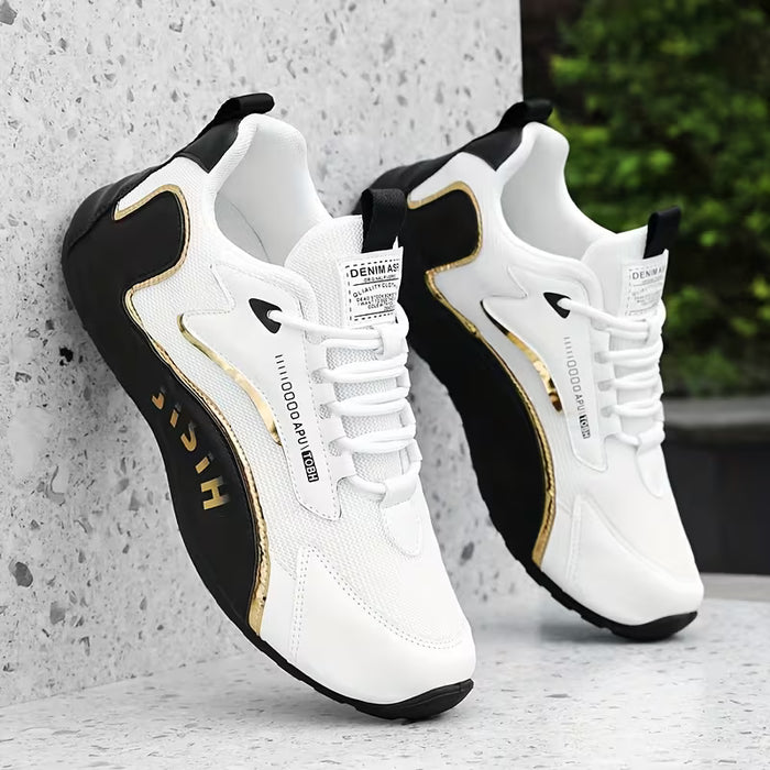 Zapatillas Deportivas Casuales para Hombre con Cordones, Elegantes y Versátiles