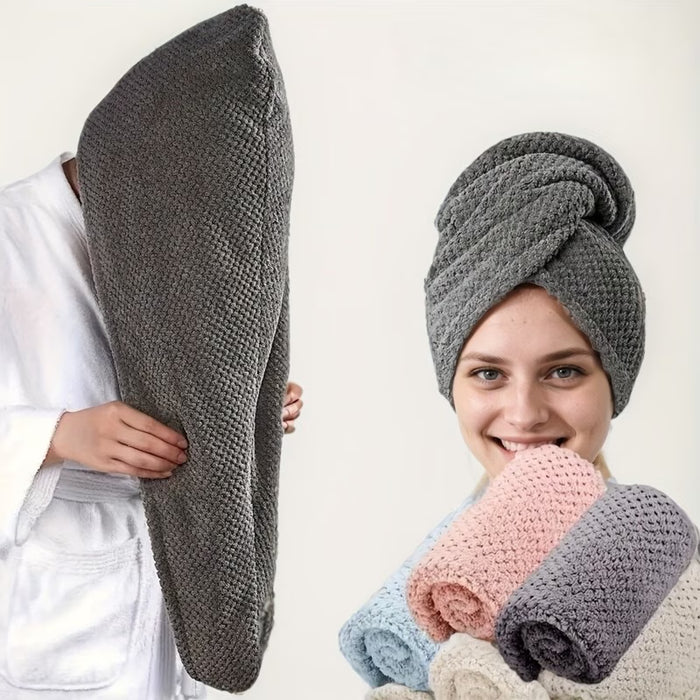 1 pieza Gorro secador de pelo para mujer, absorbente y de secado rápido
