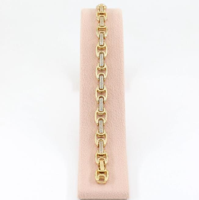 Pulsera Sedep chapado en oro de colores para mujer