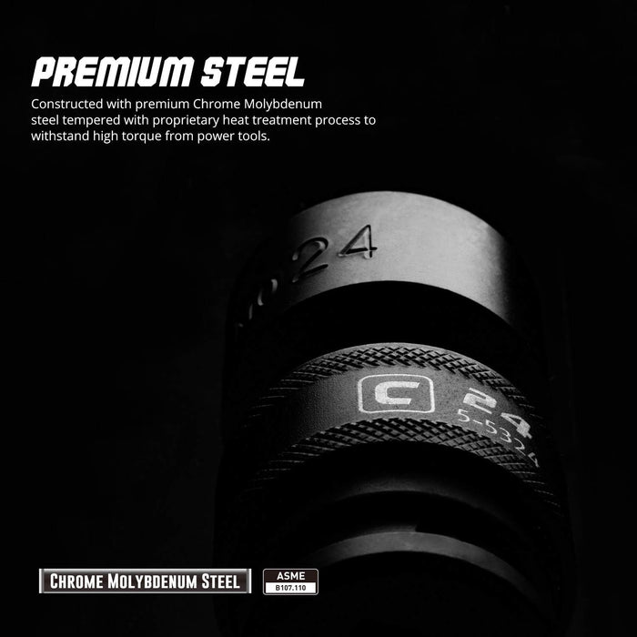 Dado de impacto universal Capri Tools de 19 mm, con accionamiento de 1/2 pulgada, 6 puntas, sistema métrico - Quierox - Tienda Online