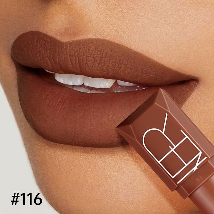 Labial de Terciopelo Mate Antiadherente, Impermeable y de Larga Duración