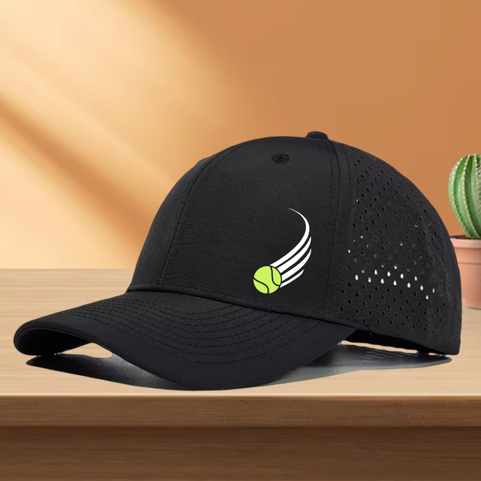 1 Gorra de camionero con diseño 'Tennis', Gorra de golf de secado rápido con malla perforada