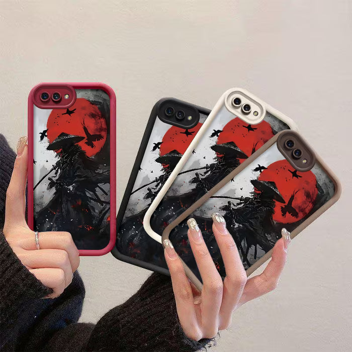 Funda para teléfono con diseño de samurái anime para iphone 7/8 plus