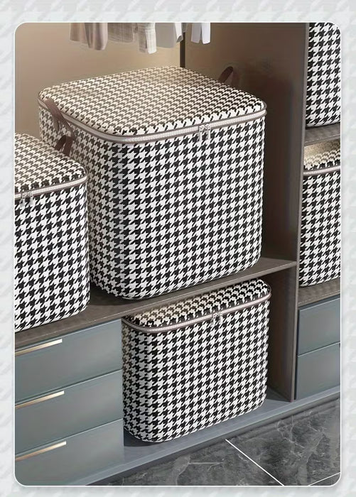 1 Bolsa de almacenamiento para ropa, fabricada en tela resistente con cremallera