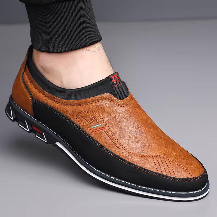 Zapatos de conducción versátiles para hombre, diseño de suela deportiva