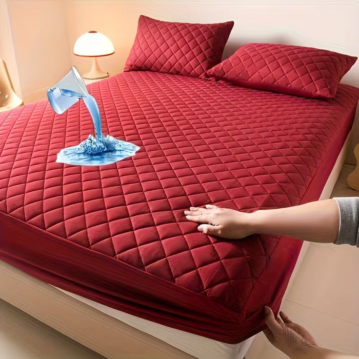 1 Funda de colchón impermeable de bolsillo profundo para cama Twins