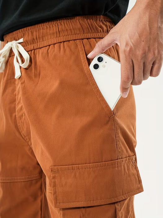 Conjunto de Tres Pantalones Cortos Cargo de Verano para Hombre