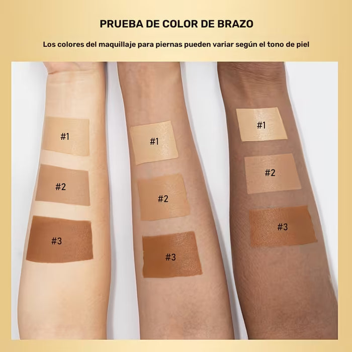 Maquillaje para Piernas, Airebrush para Piernas, Corrector, Hidratante, Resistente al Agua