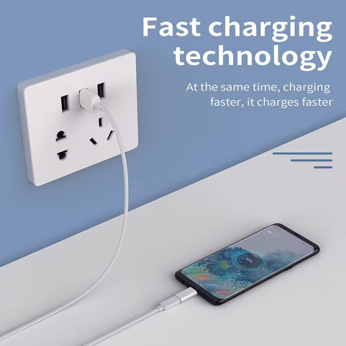 Adaptador de Carga Lightning-Femenino a USB C Macho para iPhone y iPad Tipo C