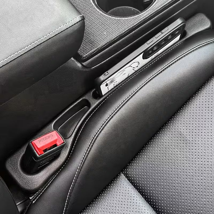 Organizador de Espacio para Asiento de Coche Impermeable con 2 Ranuras