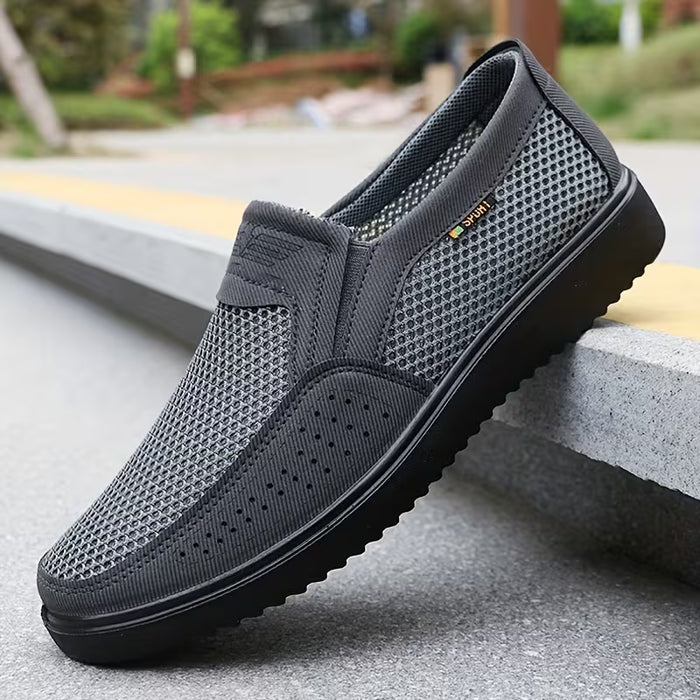 Zapatillas de Running Tejidas Ligeras y Transpirables para Hombre - Suela Antideslizante