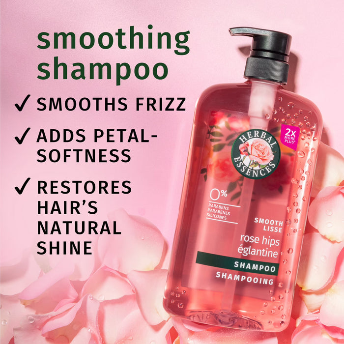 Herbal Essences Champú Rose Hips Smooth, 1 litro