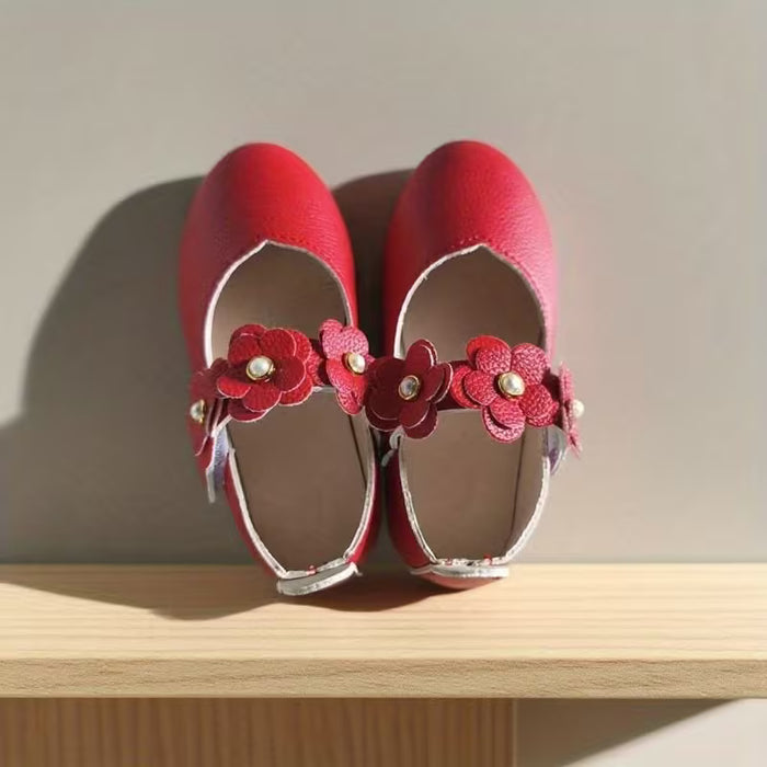 Zapatos Planos casuales para niñas, ajustables y sencillos