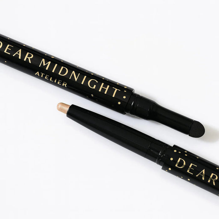 DEAR MIDNIGHT Barra de sombras de ojos de doble punta + difuminador - Quierox - Tienda Online