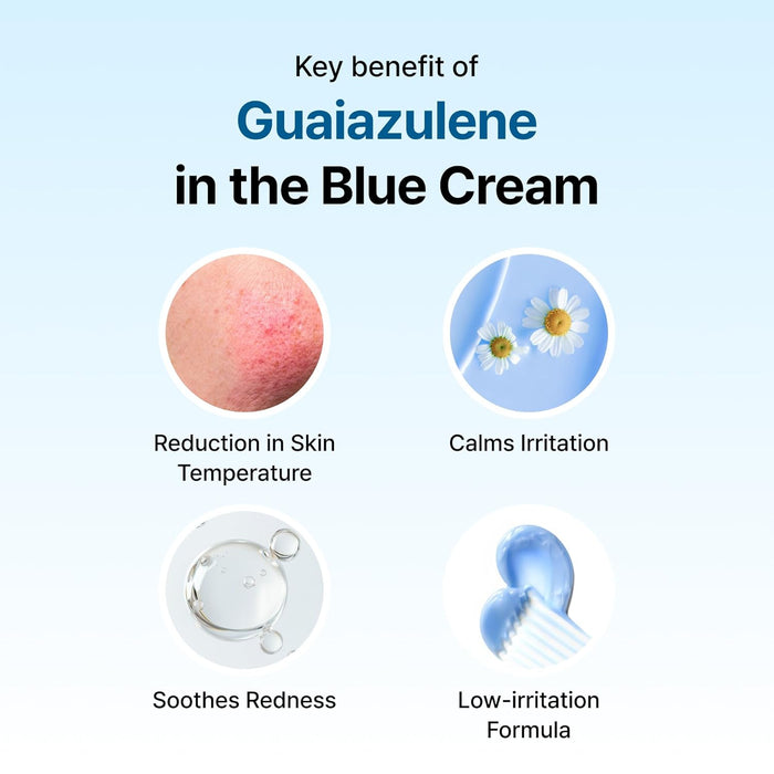 DearKlairs Crema Calmante Azul Medianoche : Hidratante facial - Quierox - Tienda Online