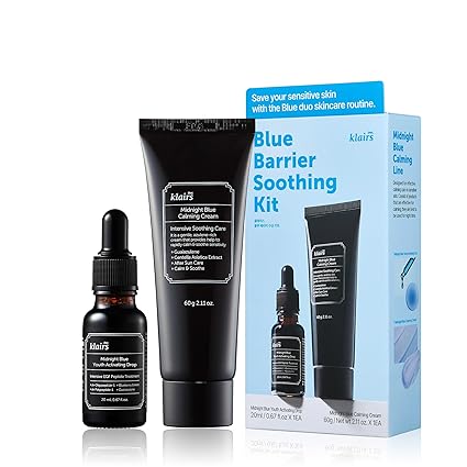 DearKlairs Kit calmante de barrera azul medianoche | Dúo de rutina - Quierox - Tienda Online