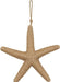 Decoración de pared de estrella de mar envuelta hecha a mano de yute marrón claro - Quierox - Tienda Online