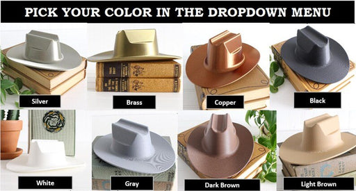 Decoración de sombrero de vaquero, figura de sombrero de vaquera - Quierox - Tienda Online