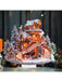 Decoración navideña de lujo en acrílico con forma de casa de nieve: ideal para exhibir en el hogar - Quierox - Tienda Online
