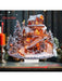 Decoración navideña de lujo en acrílico con forma de casa de nieve: ideal para exhibir en el hogar - Quierox - Tienda Online