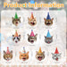 Decoraciones de fiesta de cumpleaños con tema de cara de gato - Quierox - Tienda Online