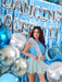 Decoraciones de fiesta de Mamma Mia Reina bailarina azul, decoración de cumpleaños 17 - Quierox - Tienda Online