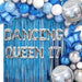 Decoraciones de fiesta de Mamma Mia Reina bailarina azul, decoración de cumpleaños 17 - Quierox - Tienda Online