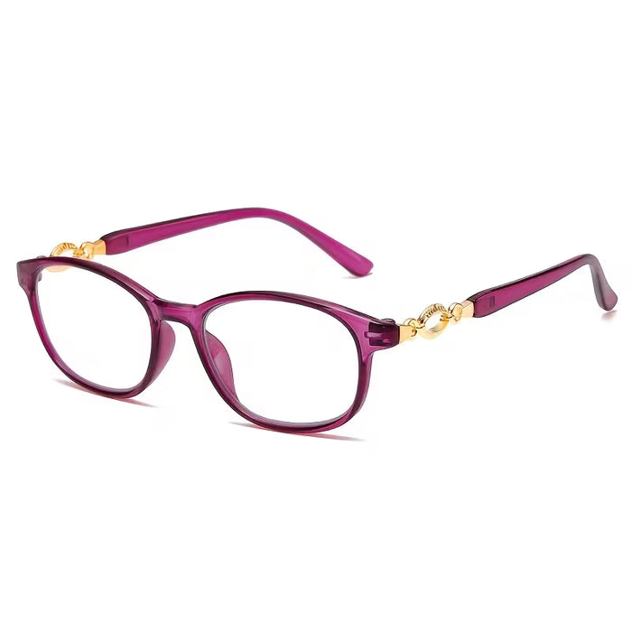 Gafas de lectura chic: Gafas versátiles y de moda con lentes retro duraderos +150