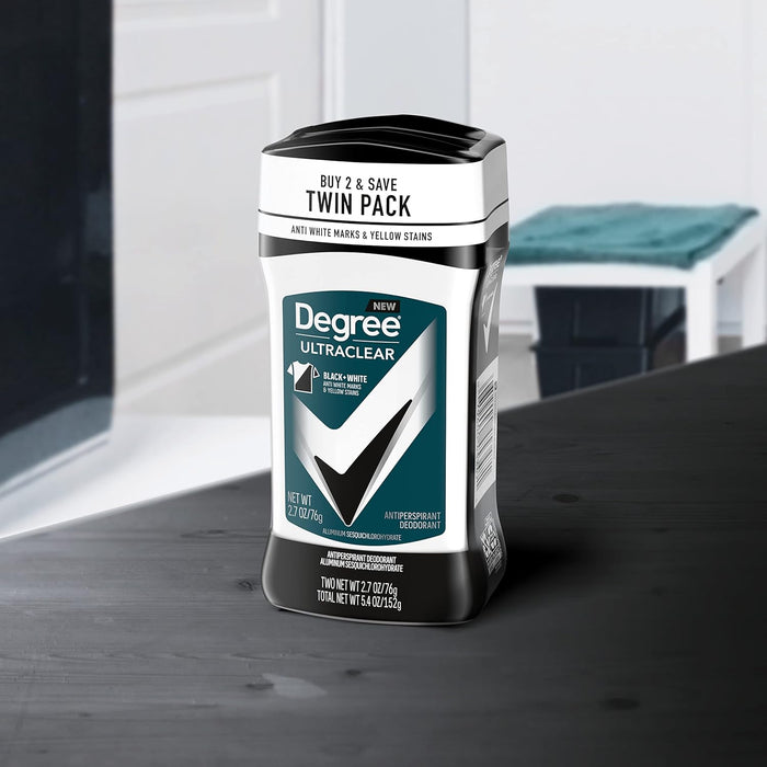 Degree Men Desodorante Antitranspirante UltraClear Black+White 2 Unidades - Quierox - Tienda Online