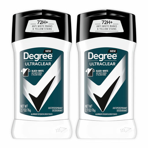 Degree Men Desodorante Antitranspirante UltraClear Black+White 2 Unidades - Quierox - Tienda Online
