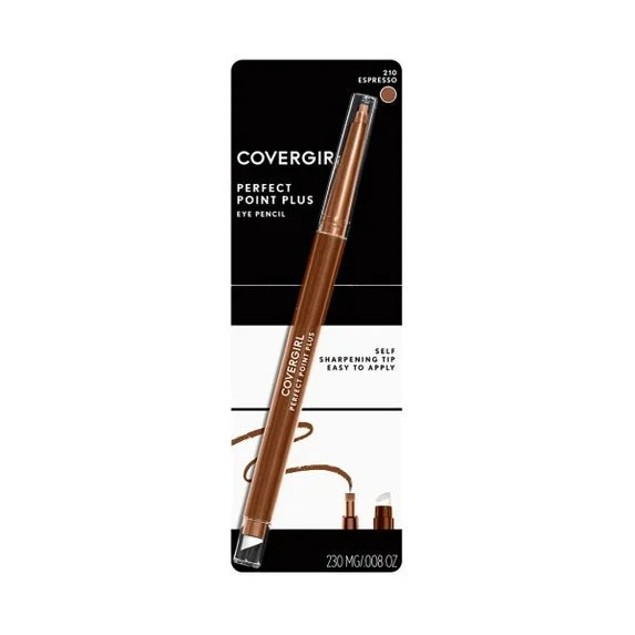 Delineador de ojos COVERGIRL Perfect Point Plus, tono 210 Espresso, 0.008 oz, de larga duración - Quierox - Tienda Online