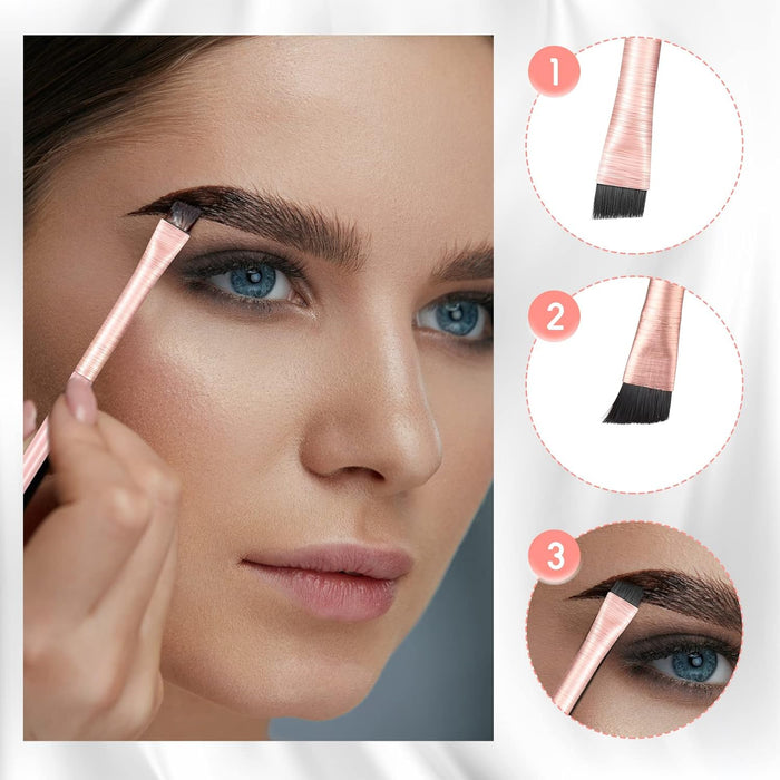 Delineador de ojos para cejas, pincel fino en ángulo inclinado - Quierox - Tienda Online