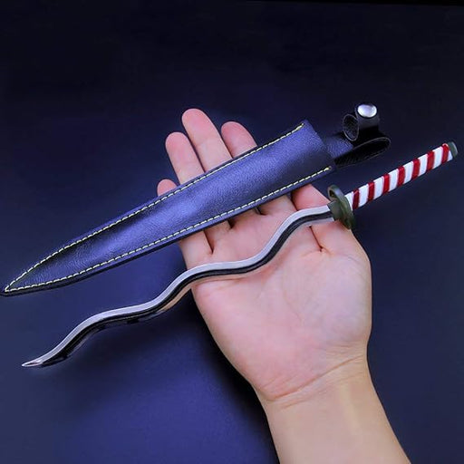 Demon Slayer Katana Modelo de arma de metal Iguro Obanai Sword coleccionable - Quierox - Tienda Online