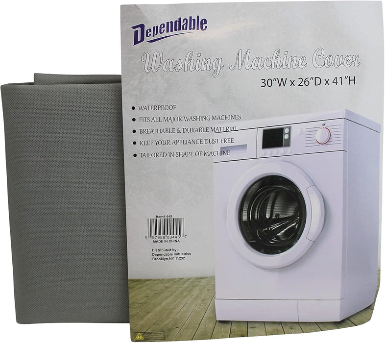 Dependable Industries inc. Essentials Funda para lavadora con cremallera azul 30"W * 26"D * 41"H - Quierox - Tienda Online