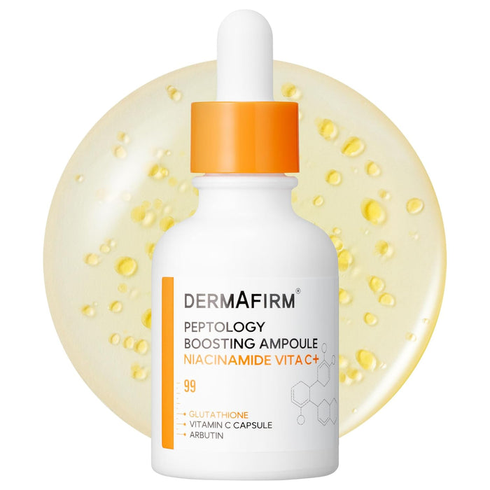 DERMAFIRM Ampolla iluminadora con glutatión para corregir manchas oscuras, 30ml - Quierox - Tienda Online
