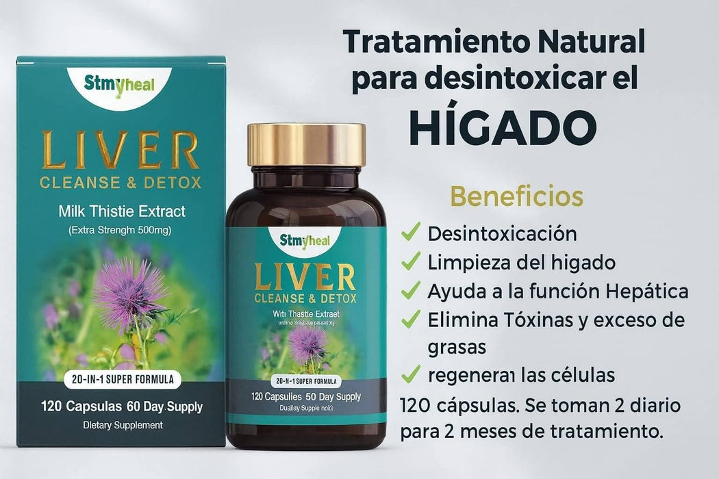 Desintoxicación y Reparación 120 Cápsulas - Quierox - Tienda Online
